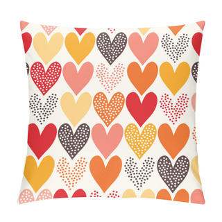 Personality  Hearts Pattern Pillow Covers