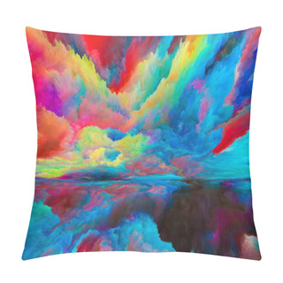 Personality  Inner Life Of Abstract Landscape Pillow Covers