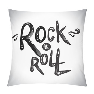 Personality  Rock And Roll Lettering Pillow Covers