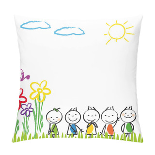 Personality  Banner Kids Pillow Covers