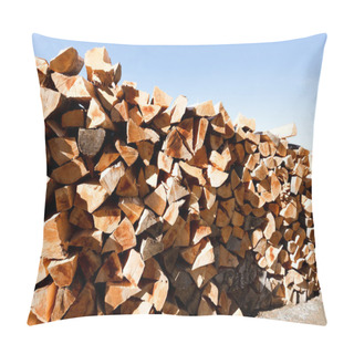 Personality  Stack Of Firewood Pillow Covers