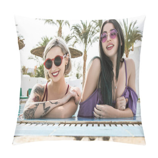 Personality  Smiling Girls Pillow Covers