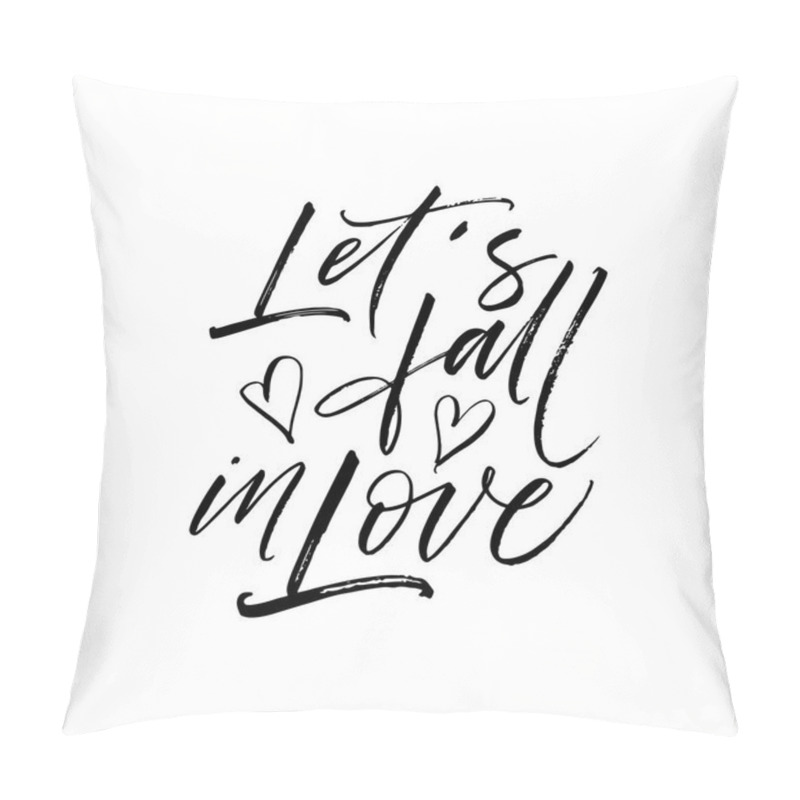 Personality  Let's fall in love card.  pillow covers