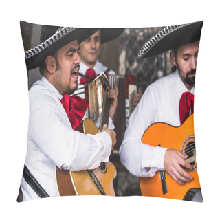 Personality  Mexican Musicians In The Studio Pillow Covers