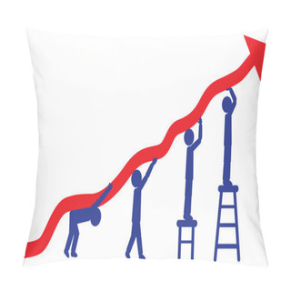 Personality  Pushing Up Arrow Pillow Covers