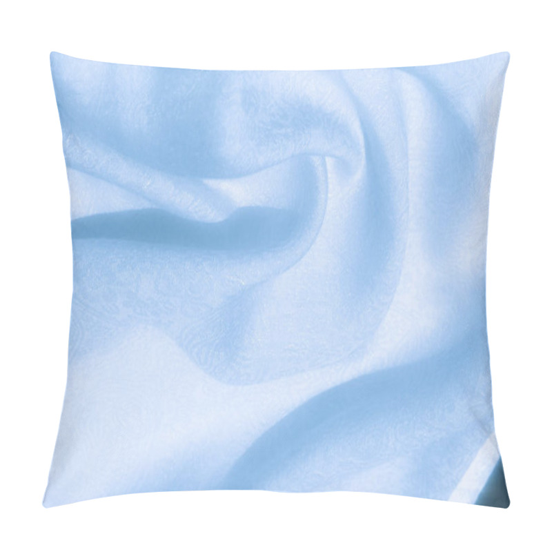 Personality  Texture, background, pattern. Fabric - silk light. Pale blue col pillow covers