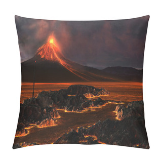 Personality  Volcanic Mountain Pillow Covers