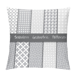 Personality  Seamless Geometric Patterns Set. Pillow Covers