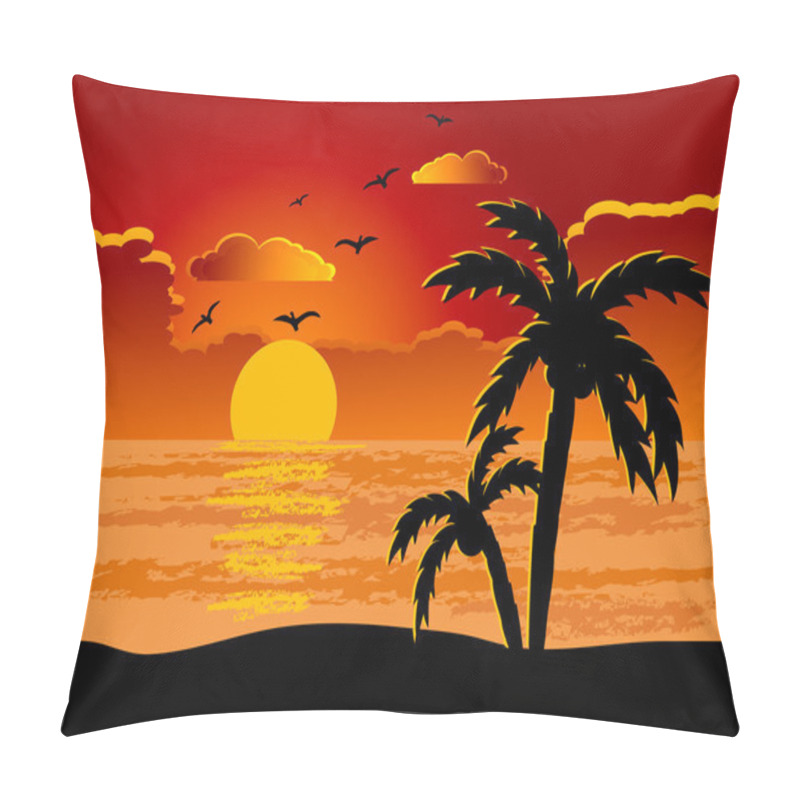 Personality  Sunset pillow covers