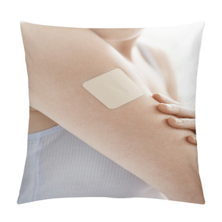 Personality  Nicotine Patch On Arm Pillow Covers