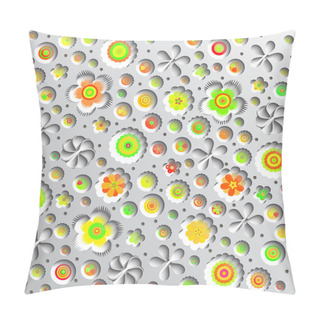 Personality  Geometric Flowers Background Pillow Covers