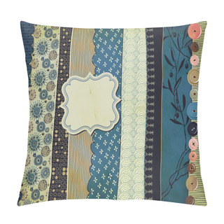Personality  Gypsy Patchwork Background Pillow Covers