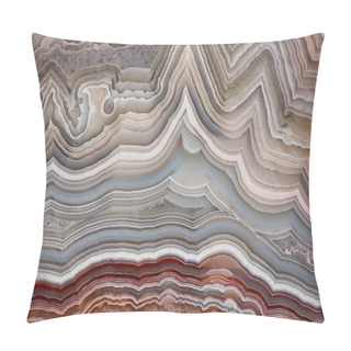 Personality  The Polished Cut Of Agate Pillow Covers
