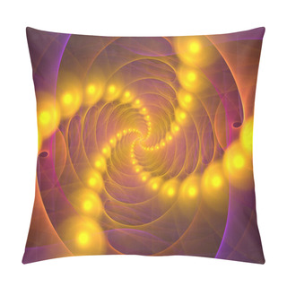 Personality  Fractal Vortex Pillow Covers