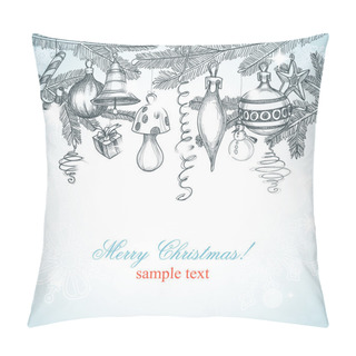Personality  Christmas Decoration Background Pillow Covers