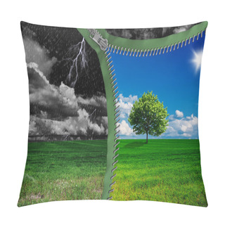 Personality  Weather Changes Pillow Covers