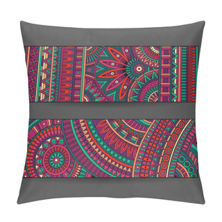Personality  Ethnic Pattern Cards Set Pillow Covers