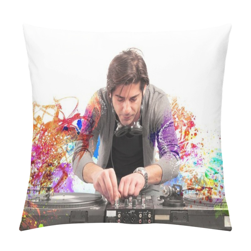 Personality  DJ Playing Music Pillow Covers