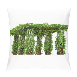 Personality  Outdoor Arbor With Ivy Pergola Pillow Covers