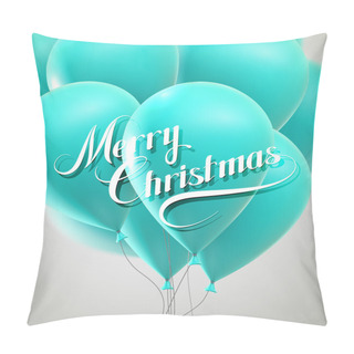 Personality  Merry Christmas. Holiday Vector Illustration. Pillow Covers