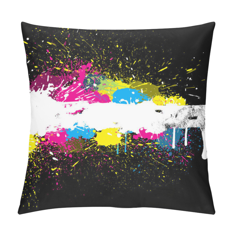 Personality  Abstract Color Splash Design pillow covers