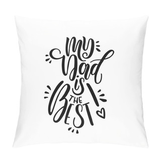 Personality  Happy Father Day Lettering Pillow Covers