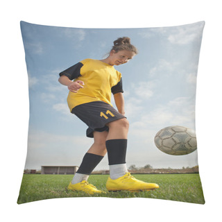 Personality  Soccer Girl Pillow Covers