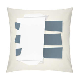 Personality  Abstract Origami Background Vector Illustration Pillow Covers