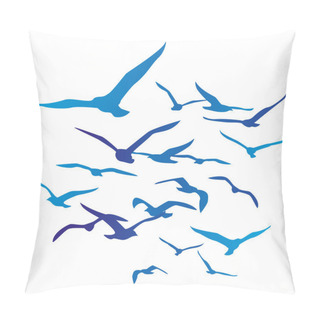 Personality  Birds Silhouettes Pillow Covers