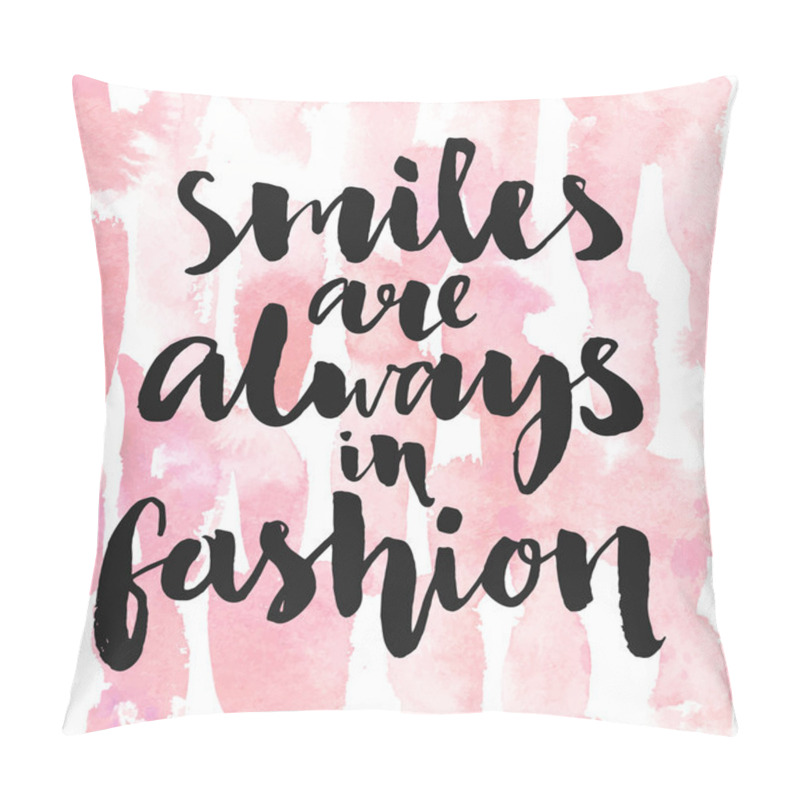 Personality  Smiles are always in fashion. pillow covers