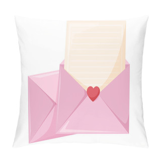 Personality  Love Letter Cute Valentine Day Sticker Pillow Covers