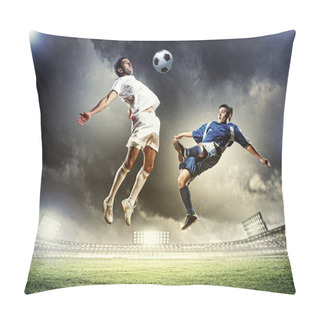 Personality  Two Football Player Pillow Covers