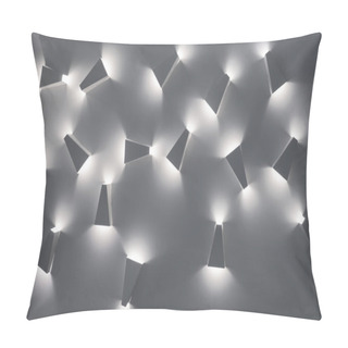 Personality  Cold Light Background. Design Pattern. Web Design Background. Lights On Ceiling. Light And Shadow Lesson. Pattern For Photographers, Designers. Art Sample Pillow Covers