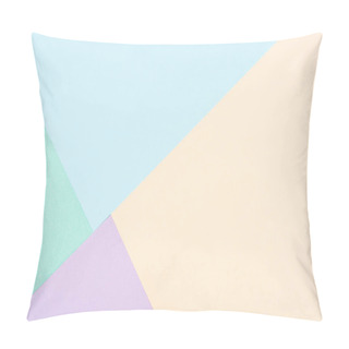 Personality  Close-up Shot Of Papers Of Pastel Colors For Background Pillow Covers