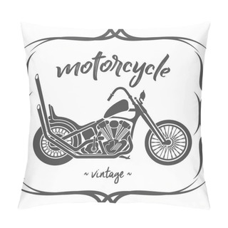 Personality  Old Vintage Motorcycle Pillow Covers