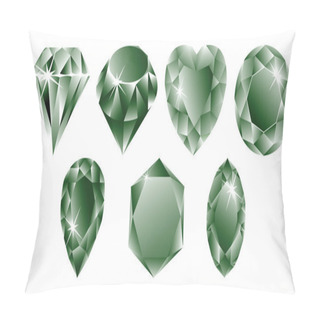 Personality  Green Diamonds Collection Pillow Covers