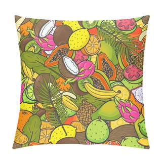 Personality  Pattern With Tropical Fruits Pillow Covers