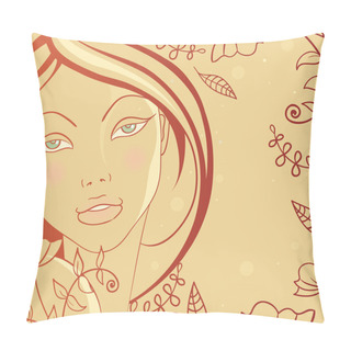 Personality  Beauty Woman Pillow Covers