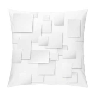 Personality  Abstract Overlapping Squares Rectangle Concept Illustration Pillow Covers