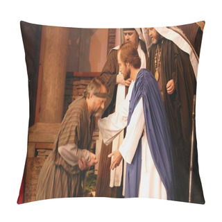Personality  Man With Crippled Hand Pillow Covers
