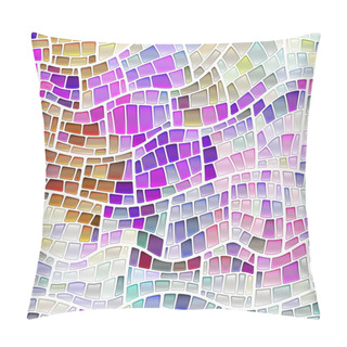 Personality  Abstract Vector Stained-glass Mosaic Background Pillow Covers