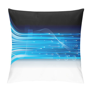 Personality  Tech Connection Banner Pillow Covers