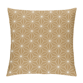 Personality  Seamless Pattern Based On Japanese Ornament Kumiko Pillow Covers