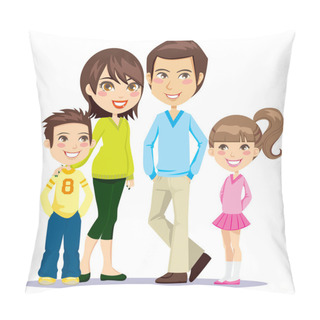 Personality  Happy Smiling Family Pillow Covers