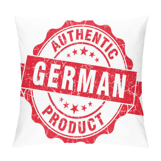 Personality  German Product Red Grunge Stamp Pillow Covers