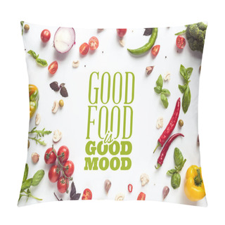 Personality  Fresh Vegetables And Herbs Pillow Covers