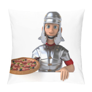 Personality  Roman Soldier With Pizza Pillow Covers