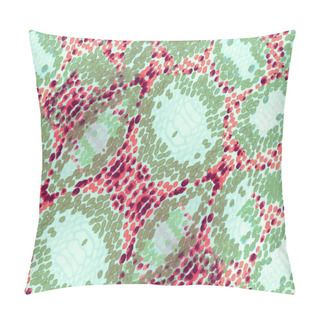 Personality  Snake Skin Background. Pillow Covers