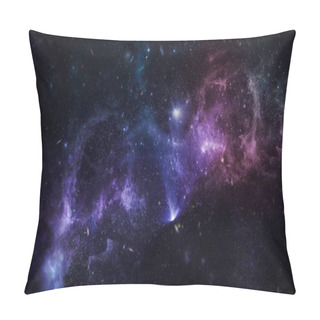 Personality  Galaxy In Space Textured Background Pillow Covers