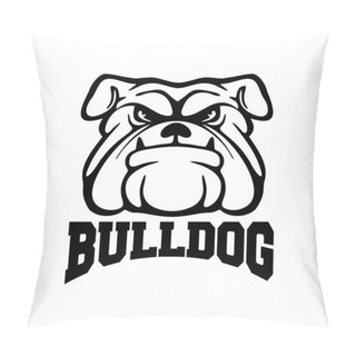 Personality  Bulldog Head Line Logo Sign Pillow Covers